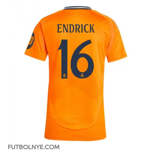 Camiseta Real Madrid Endrick #16 Visitante Equipación para mujer 2024-25 manga corta